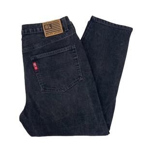 Vintage Ralph Lauren Black High Waisted Mom Jeans Sz 32